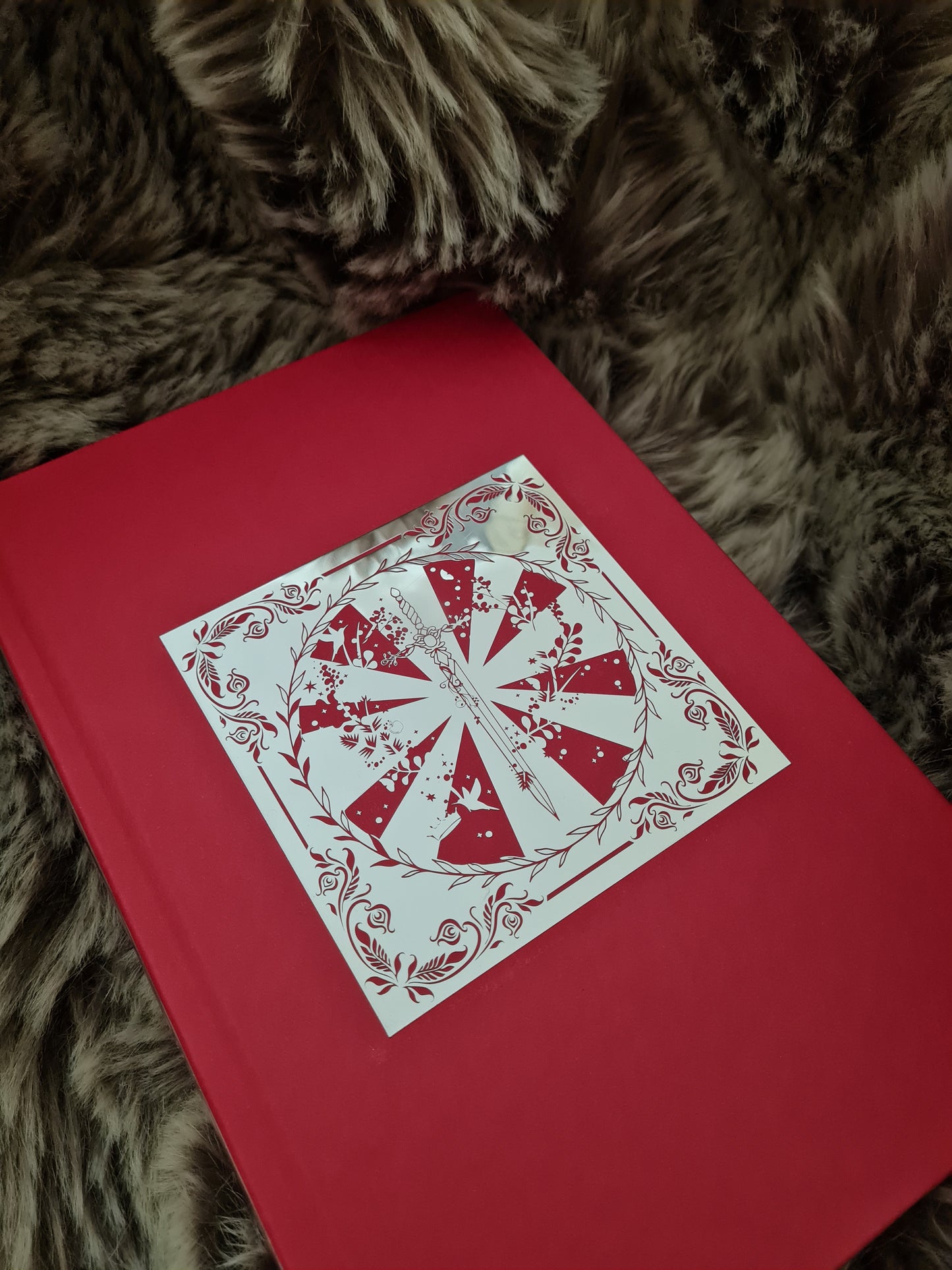 Iron Leaf Book Transfer Design⚘⚚⚘